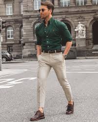 5 Khaki Chinos Outfits For Men Mens Casual Outfits Mens Fashion Suits Business Casual Men