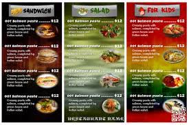 Make sure your menu reflects your style and your food. Colorful Restaurant Menu Card Template Postermywall