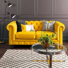 My Furniture Monty Two Seat Sofa Mustard Yellow Living Room Yellow Decor Living Room Yellow Home Decor