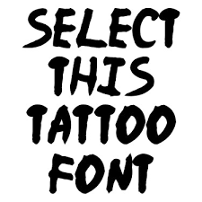 Firstly, you will have to imagine the impression of. Tattoo Fonts For Men Cool Font Generator