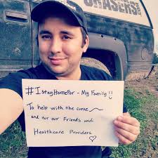 Our partners from Live Storm Chaser, Lanny Dean and Joshua Napper, also  joined the campaign #IStayHomeFor to help flatten the curve