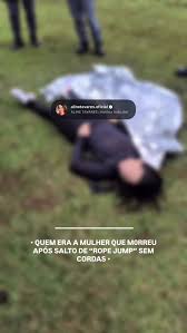 Jovem que m0rreu durante salto de rope jump expressou receio em post  momentos antes Horas antes do ocorrido, Maria Eduarda havia compartilhado  registros do passeio em suas redes sociais. Em uma publicação