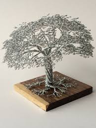 Beaches, mountains, flowers, oceans, trees, seasons & more Wire Tree Sculptures By Clive Maddison Twistedsifter