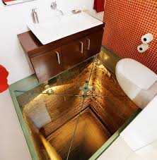 Shop latest toilet floor online from our range of home & garden at au.dhgate.com, free and fast delivery to australia. Do You Dare Bathroom With Transparent Glass Floor Glass Floor Flooring Home Interior Design