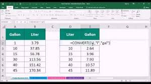 One imperial gallon is approximately 1.2 us gallons. How To Convert Gallon To Liter And Vice Versa In Ms Excel 2016 Youtube