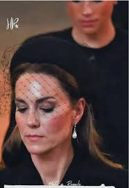Kate Curtsy to The Queen Coffin