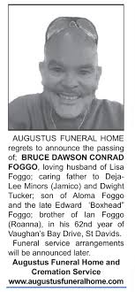 Sad to see this in today's RG AUGUSTUS FUNERAL HOME regrets to ...