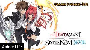 Shinmai maou no testament ecstasy bd collection releases on february 23,2018 new! Shinmai Maou No Testament Season 3 Release Date When Will It Premiere Youtube