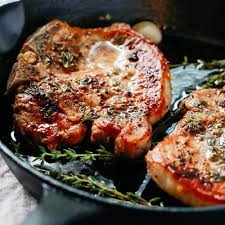 164 Likes 8 Comments Primavera Kitchen Olivia Primaverakitchen On Instagram Garlic Butter Pork Ch With Images Baked Pork Pork Chop Recipes Baked Baked Pork Chops