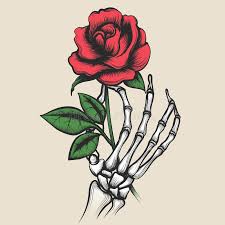 Pin On Rose Tattoo Pink rose flower in female hand holding bouquet on white background. pin on rose tattoo
