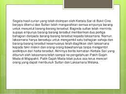 Justeru, patih gajah mada bercadang meminta pertolongan kertala sari untuk membunuh sultan melaka dan. Kempimpinan Melalui Teladan