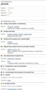 Plumb, to measure the depth of water with a sounding line. A New Look For The Vocabulary Com Dictionary Announcements Vocabulary Com