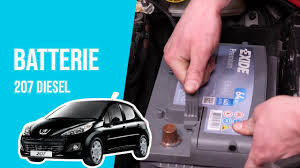 Batterie Wechseln 207 1 4 Hdi Youtube
