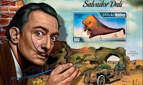 Salvador dalí was in the heart of his classical period throughout the 1950s. Auf Briefmarken Gewurdigt Das Wirken Von Salvador Dali