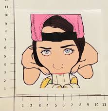 Riley Reid Banana Aufkleber Sticker Porn BJ Sex Porno Fun SPAß Art Auto V8  Pu108 : Amazon.de: Auto & Motorrad