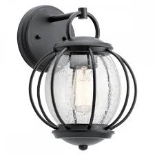 The right lighting is crucial for any outdoor area. Aluminium Outdoor Wall Lantern Textured Black Finish With Seeded Glass