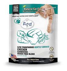 Canned food canned cat food has a moisture content of at least 75 percent, making it a good dietary source of water. My Perfect Pet Lightly Cooked Petfood