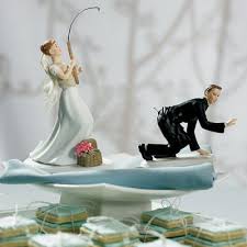 Comical Wedding Cake Toppers Fishing Wedding Cake Toppers Wedding Humor Funny Wedding Cake Toppers