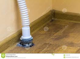 sewer drain pipe under the kitchen sink