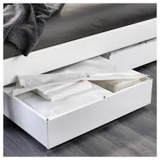 Vardo Rangement Pour Lit Blanc 65x70 Cm Ikea Under Bed Storage Boxes Bed Storage Under Bed Storage