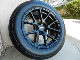 what is the perfect drag slick size and wheel size srt