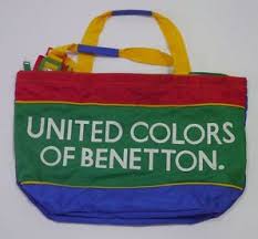 benetˈton1) is a global fashion benetton is known for its sports sponsorships, and for its united colors advertising campaign. Vintage Rare United Colors Of Benetton Bag Ucb Multi Color Block Hip Hop Benetton United Colors Of Benetton Bags