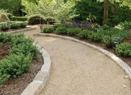 Crushed Gravel Garden Path Gravel Garden Patio Landscaping Backyard Landscaping
