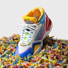 The new balance omn1s was the first shoe that kawhi wore from the brand, but his first signature shoe was the new balance kawhi. Kawhi Leonard S New Signature Shoe New Balance X Jolly Ranchers Laclippers