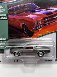 1970 Chevy Chevelle SS 454 Shadow Grey Poly 1:64 Johnny Lightning JLMC029B  | eBay