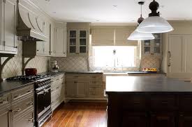 White kitchen cabinets kitchen cabinet design kitchen countertops kitchen white kitchen backsplash shaker kitchen kitchen cabinetry check out 23 elegant cream kitchen cabinets to get inspiration. Cream Arabesque Kitchen Backsplash Tiles Transitional Kitchen
