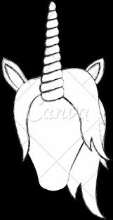 Ly line to separate the hind legs from the stomach. Download Hd Unicorn Drawing Front Face Draw A Unicorn Horn Front Transparent Png Image Nicepng Com