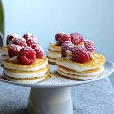 Millefeuille De Crepes Mousse Au Fromage Blanc Et Framboises Recette Dessert Dessert Fromage Blanc