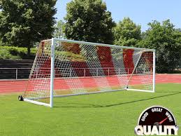 Das etan fußballtor klein bringt den fussballplatz in ihren garten! Traings Fussballtor Mit Integrierten Gewichten Und Radern Vollverschweisst Sportschaper