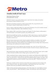 Amalan hari jumat merupakan amalan yang memiliki keutamaan tersendiri. Pdf Amalan Mulia Di Hari Raya Harian Metro Jumaat 17 September 2010 Mohd Shahrizal Nasir Academia Edu