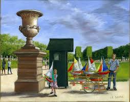 La Petite Cliente Jardin Du Luxembourg Paris Peinture A L Huile 37 X 22 Cm The Young Customer Oil On Canvas Ilustracao Desenho Riscos