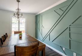 Accent wall ideas you'll surely wish to try this at home bedroom, living room, ideas, painted, wood, colors, diy, wallpaper, bathroom, kitchen, shiplap, brick, stone, black, blue, rustic, green, in living room. Diy Geometric Wood Accent Wall Olive June