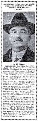 Medford Pioneers: Alfred K. Ware