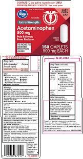 Tylenol (acetaminophen) is an analgesic (pain reliever) and antipyretic (fever reducer) used for treating pain and fever associated with many conditions. Kroger Co Acetaminophen Drug Facts