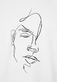 line art t shirt white line art drawings face line drawing guy drawing