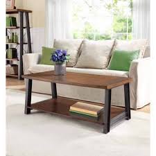 The open shelf coffee table has a sturdy wood build and a rich espresso finish. Better Homes And Gardens Mercer Coffee Table Vintage Oak Finish Buy Online In Botswana At Botswana Desertcart Com Productid 54000188