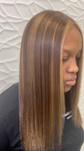 My client previously had copper highlights I did a while back that faded,  but this time she wanted to go blonde! I did an ash brown base color all  over and went in with highlights all over . Of course ...