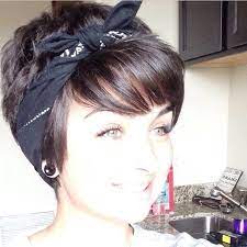 Bandana Yes Cute Hairstyles For Short Hair Hair Styles Short Hair Styles