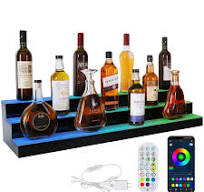 Amazon.com: ClarityCraze LED Lighted Liquor Bottle Display ...