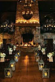 Gorgeous Rustic Country Wedding Idea Indoor Wedding Ceremonies Rustic Winter Wedding Wedding Ceremony Backdrop