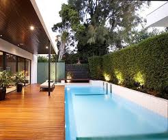 Small space pool and spa design with turf landscape. Small Swimming Pool Design Ideas Journal Of Interesting Articles