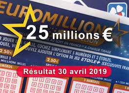 Pour consulter n'importe quel resultat euromillion, il suffit de sélectionner l'année du tirage de. Euromillion Fdj Tirage Du Mardi 30 Avril 2019 Cotedivoire News