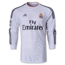 Real madrid club de fútbol. 13 14 Real Madrid Home Long Sleeve Jersey Shirt Soccer Jersey Real Madrid Shirt Long Sleeve Jersey Shirt