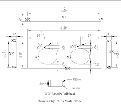 vanity tops sink cut out drawing,vanity