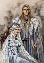 Reunited With My Swan At Last Now We Once Again Ruled Tirion Together As King And Queen Tolkien Fantasy Couples Tolkien Art