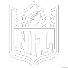 Keep your kids busy doing something fun and creative by printing out free coloring pages. Football Coloring Pages For Boys Free Football Nfl Shield Printable 2020 0399 Coloring4free Coloring4free Com